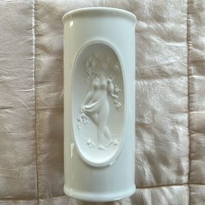 Mid-Century German White Porcelain Vase by Bjørn Wiinblad for Rosenthal